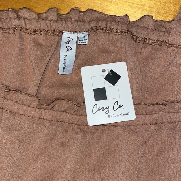 NWT 2XL tank top, slightly sheer, “Sand” color - Picture 2 of 3